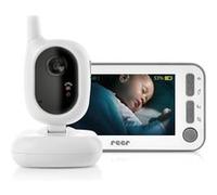 Reer Babycam L Babyphone Vidéo avec Écran Ecoute-Bébé TFT, Blanc, 4.3 Pouces, 1 Unité
