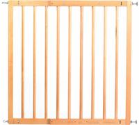reer Basic Barrière de sécurité à visser, Barrière de porte, Barrière d'escalier, Barrière de sécurité, en bois, 65.5 - 106 cm, 46977