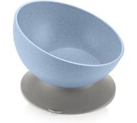 Reer Bol d'apprentissage avec ventouse - Vaisselle durable pour enfants - Maintien parfait sur n'importe quelle table grâce à une grande ventouse - Bleu