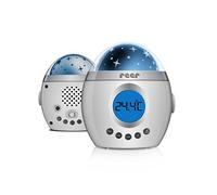 reer Lampe de sommeil MyMagicStarlight 52050 avec projecteur d'étoiles et fonction musicale, 1 pièce (1 paquet)