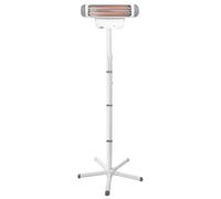 reer Le radiateur thermique 2en1 chauffage rayonnant, blanc/gris