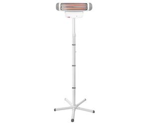 reer Le radiateur thermique 2en1 chauffage rayonnant, blanc/gris