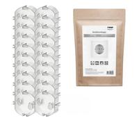 reer Lot de 20 capuchons transparents pour prise de courant