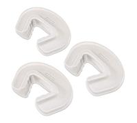 reer Lot de 3 stoppers de porte protection de coin protections de coins, Transparent
