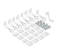 reer Lot de 8 sécurités internes pour armoires et tiroirs - Conforme à la norme DIN EN 16948:2017 - Sécurité enfant - Fixation facile avec aide au montage incluse