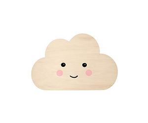 Reer lumilu Silhouette Light Cloud Applique murale, superbe cadeau de baptême, cadeau d'anniversaire pour garçons et filles, marron, 1 pièce (1 pièce) 52167