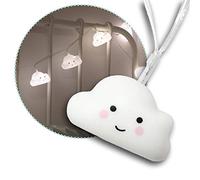 reer lumilu String Light Cloud 52180 Jolie guirlande lumineuse avec nuages pour chambre d'enfant, cadeau d'anniversaire pour garçons et filles Blanc