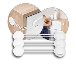 Reer Multi- Lock Loquet de Sécurité Multiusage Blanc