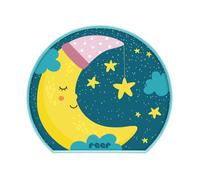 reer MyBabyLight Mond, Beruhigungslicht, Nachtlicht, Schlummerlicht, Pazifikblau, 52063