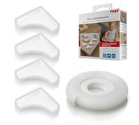 reer Pack avantageux de Protection des Coins et des Bords | Kit Complet pour la sécurité des Enfants | Protection des Coins et des Bords pour Meubles | Montage adhésif Facile, Flexible à découper |