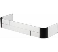 Reer Grille de protection pour cuisinière - Taille réglable de 44 à 65 cm - Compatible induction et cuisinière à gaz - Argenté