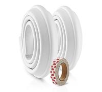 Reer Protection des Bords Doux, 2 x 1 m, résistante aux morsures, sans substances nocives, Blanc