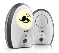 Reer Écoute-bébé Rigi Digital – Faible radiation, veilleuse, interphone, portée 300 m – 1 unité