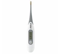 reer Expresstemp Thermomètre Numérique pour Bébés/Enfants avec Pointe Flexible Durée de Mesure de 10 Secondes Blanc