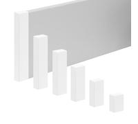REESE Embout pour plinthes - Embout gauche 60 mm - Blanc - Ajustement parfait - Profil Weimar - Montage facile sans perçage