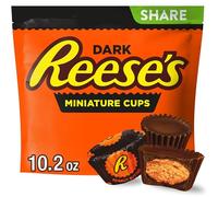 Reese's, Bonbons miniatures en forme de tasse au beurre d'arachide au chocolat noir, 300 ml