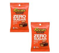 Reese's Zero Sugar Lot de 2 tasses miniatures - Bonbons au chocolat et beurre d'arachide - Friandises classiques que tout le monde est sûr d'adorer