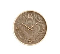 ReeSet Horloge Mural Horloge en Bois Salon Horloge muette Horloge Murale en Bois scandinave Moderne Simple Montre Murale Art décoratif Pendule Murale (Color : A, Size : L)