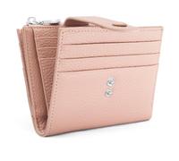 REETEE Portefeuille Femme Petit Format Cuir Véritable Porte Carte de Credit RFID Blocage Porte Monnaie Femmes,Porte Feuilles pour Femme avec 13 emplacements et Petit Zippé Portefeuille (Rose)