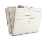 REETEE Portefeuille Femme Petit Format Cuir Véritable Porte Carte de Credit RFID Blocage Porte Monnaie Femmes,Porte Feuilles pour Femme avec 13 emplacements et Petit Zippé Portefeuille (Beige)