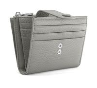 REETEE Portefeuille Femme Petit Format Cuir Véritable Porte Carte de Credit RFID Blocage Porte Monnaie Femmes,Porte Feuilles pour Femme avec 13 emplacements et Petit Zippé Portefeuille (Gris)