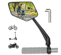 REEZER RS1 - Retroviseur velo et trottinette electrique - Pour guidon 22 à 25,4 mm - Réfléchissant - Réglable 360° GAUCHE