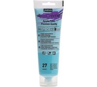 [Ref:089027] PÉBÉO Tube 120ml peinture acrylique décoCrème Turquoise