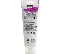 [Ref:089042] PÉBÉO Tube 120ml Peinture Acrylique Décocrème Mat GLACIER