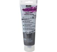 [Ref:089206] PÉBÉO Tube 120ml Peinture Acrylique Décocrème Mat NACRE NOIR