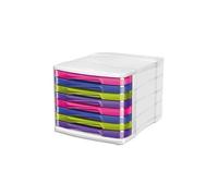 CEP Bloc de Classement 8 Tiroirs Multicolores 398 HM Happy Multicolore