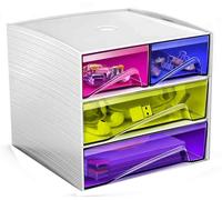 [Ref:1032110811] CEP Mini module de Classement MyCube 4 Tiroirs Multicolores