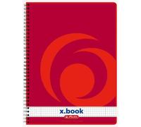Herlitz cahier collège x.book, a4, 160 pages, quadrillé 10834117 G