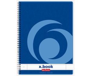 [Ref:10834125] HERLITZ Cahier Spirale A4 160 Pages ligné marge 70 g Perforé