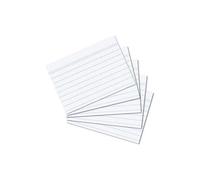 Herlitz 10836278 Lot de 100 fiches lignées Rose Format A8