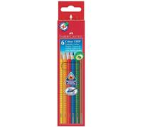 [Ref:112406] FABER-CASTELL Etui de 6 crayons de couleur COLOUR GRIP 2001
