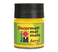 [Ref:140105021] MARABU Peinture acrylique "Decormatt" Flacon 50ml Jaune moyen