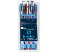 [Ref:150293] SCHNEIDER Pochette de 3 stylos à bille Slider Memo à pointe