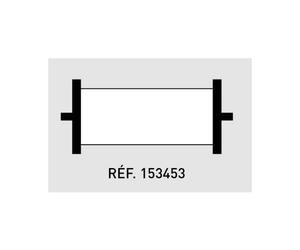 [Ref:153453] AGIPA Pack de 5 rouleaux encreur pour étiqueteuse METO 1 ligne