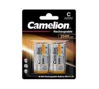 [Ref:17025220] CAMELION Pack de 2 piles rechargeables HR14 D Mono 2500mAh