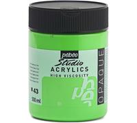 [Ref:171043] PÉBÉO Pot 500ml Peinture Studio Acrylics Haute Viscosité Vert