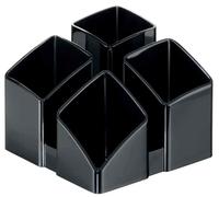 [Ref:17450-13] HAN Multipot à crayons SCALA 4 compartiments Noir