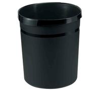 HA-18190-13 Bac à papier Grip 18 litres avec 2 tranches de préhension, noir