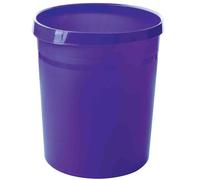 Han Corbeille À Papier Grip Trend Colour 18 Litres Ronde Lilas