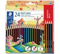 [Ref:185 C24P] STAEDTLER Crayon de couleur Noris Colour, étui carton 20+4