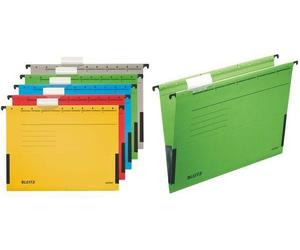 [Ref:19860035] LEITZ 25 x ALPHA Hängetasche, A4, mit Fröschen, blau