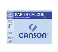 [Ref:200017151] CANSON Pochette 12 F calque A3 70g 17151