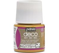 [Ref:204-051] PÉBÉO Flacon 45ml peinture acrylique Déco Mat Ocre