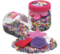 [Ref:2051] HAMA Kit 4000 Perles à repasser 5 mm + 3 plaques Hexagone, Coeur,