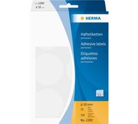 [Ref:2280] HERMA Pack 192 étiquettes multi-usage, diamètre: 50 mm, blanc