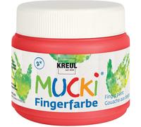 [Ref:23105-3] KREUL Lot de 3 Gouaches aux doigts "MUCKI", rouge, 150 ml, à base